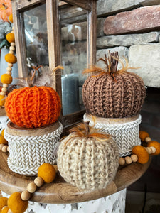 Crochet Pumpkin (Multiple Options)