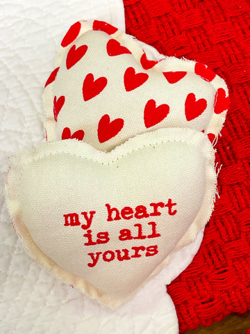 ALL YOURS HEART PILLOW