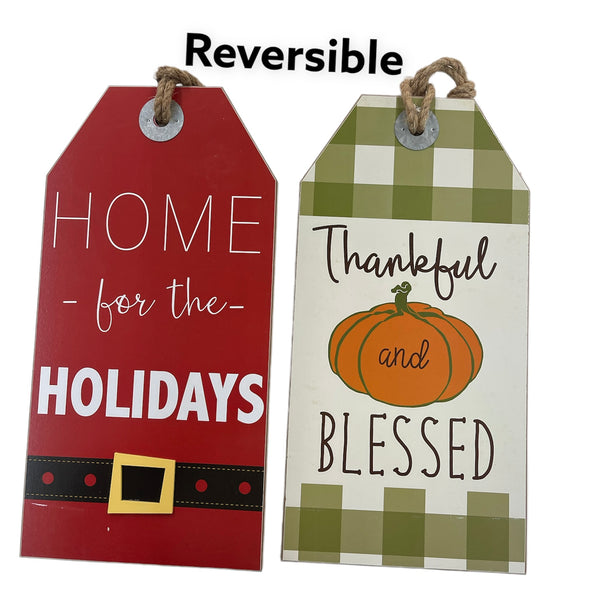 Holiday Double-Sided Tag Sign