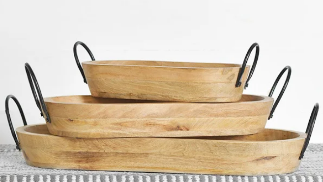 Mango Wood Tray (2 sizes available)