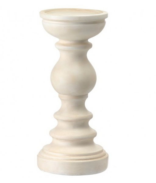 Ivory Resin Nantucket Candle Stick