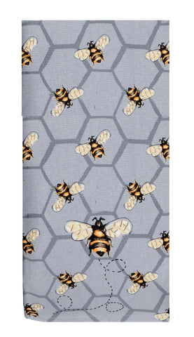 Bee Honey Comb Tea Towel