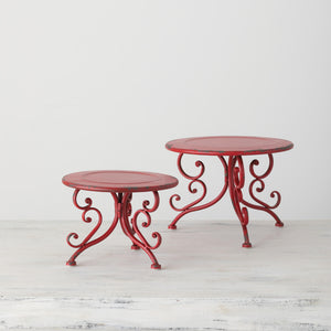 Red Tabletop Stands (two sizes)